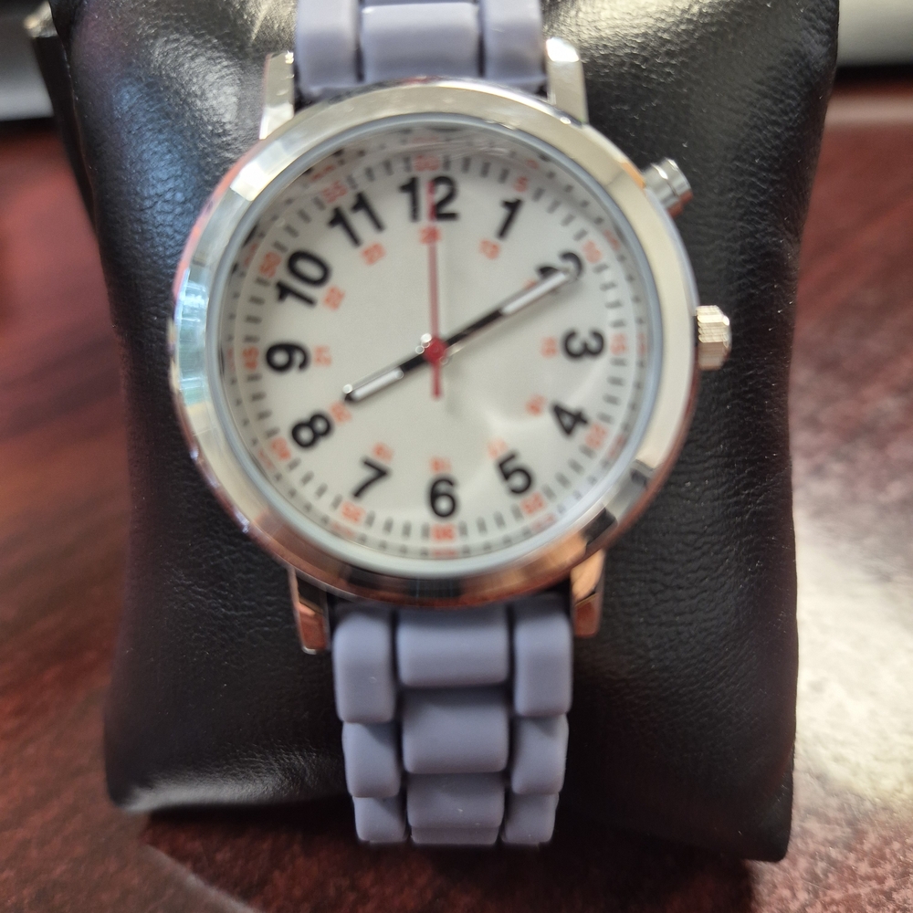 Stylish Silver and Lavender Watch